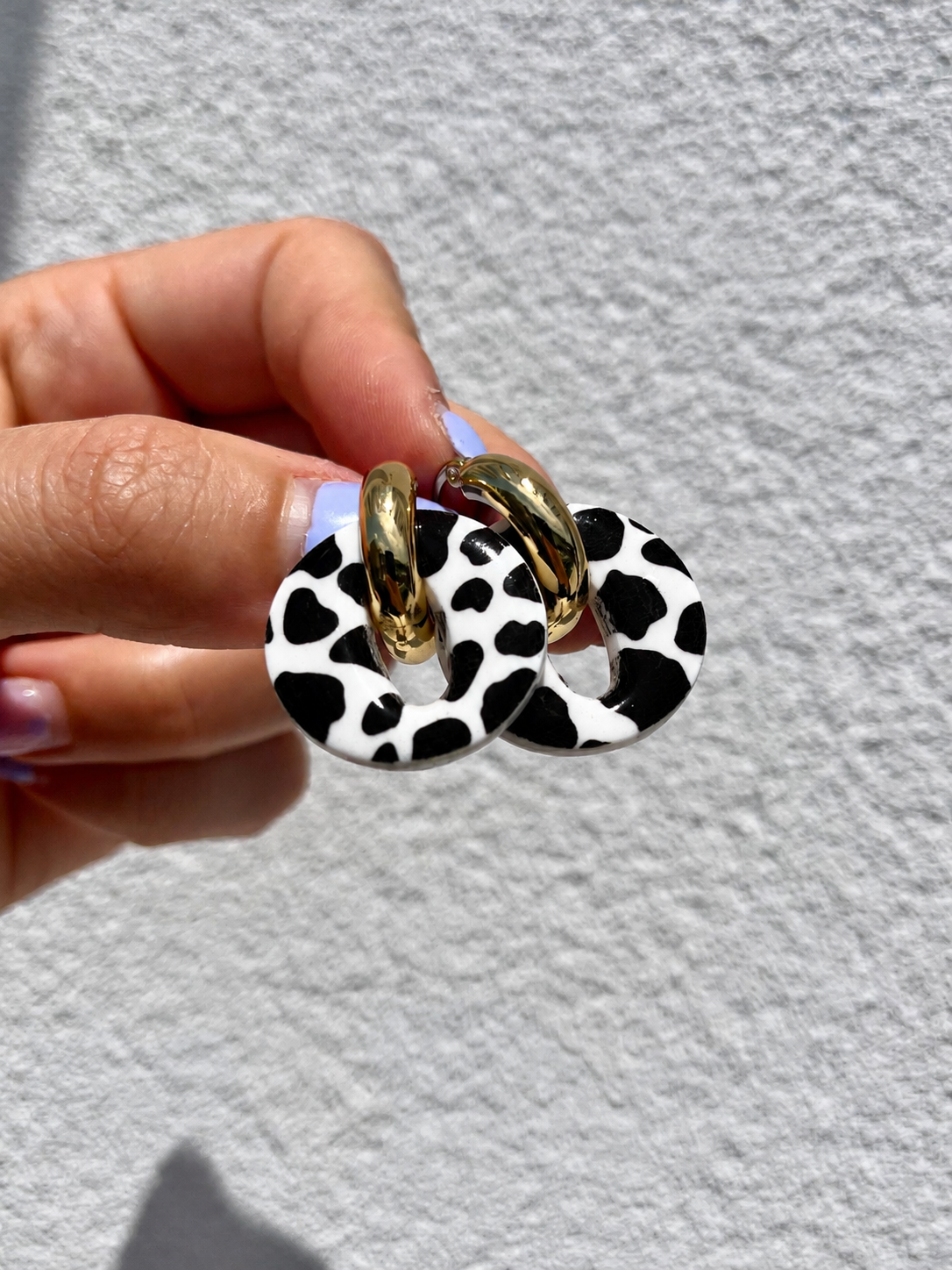 Brincos Maria Inês - Padrão Vaca