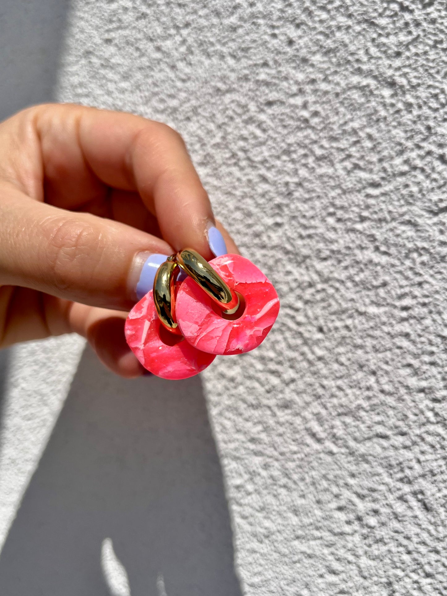 Brincos Olívia - Rosa/Laranja