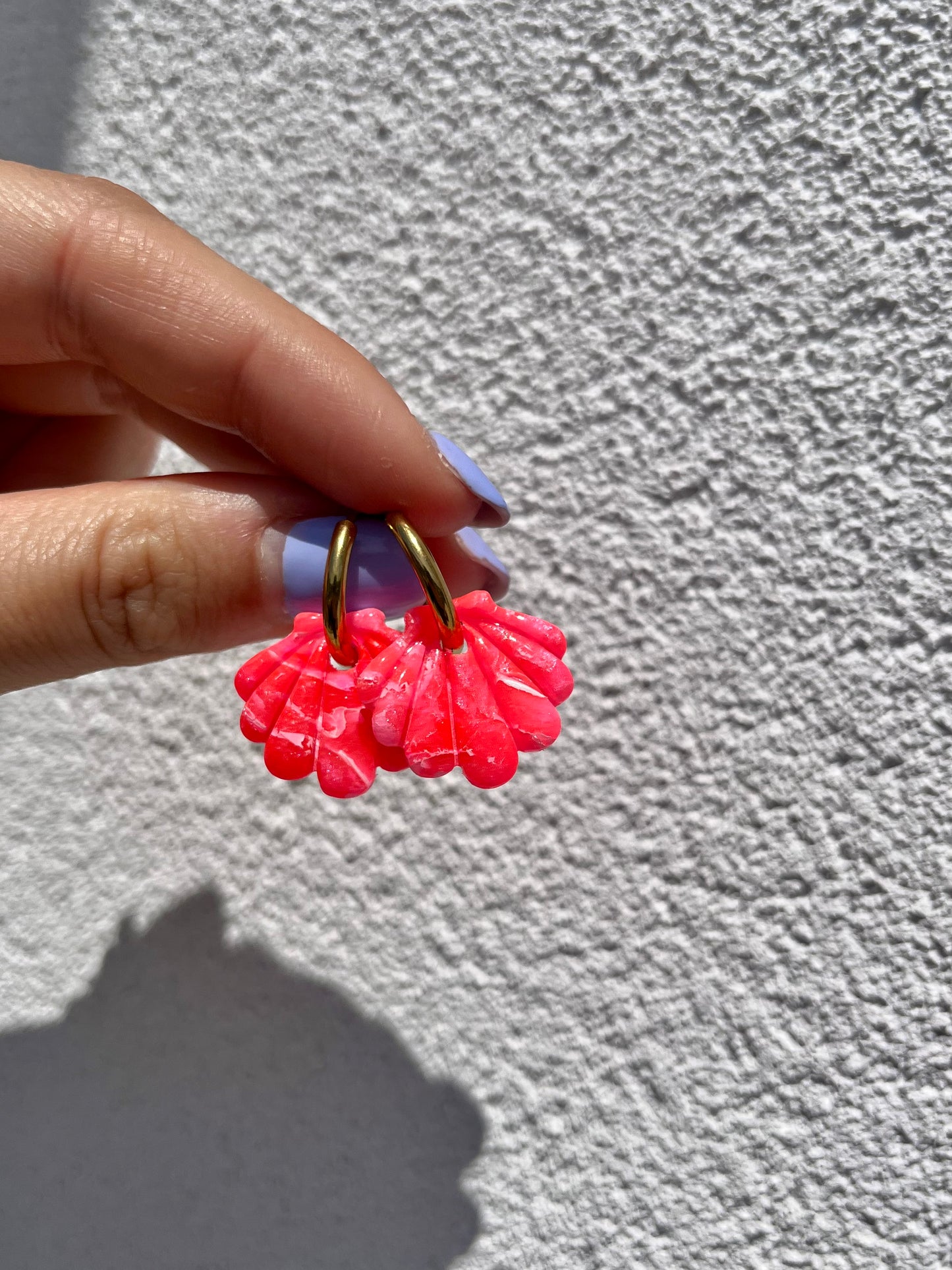 Brincos Oceana - Rosa/Laranja