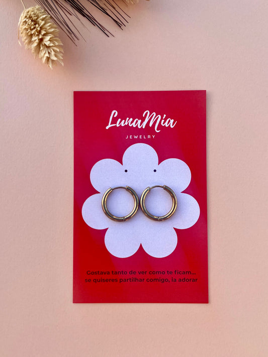 Aura Golden Hoops