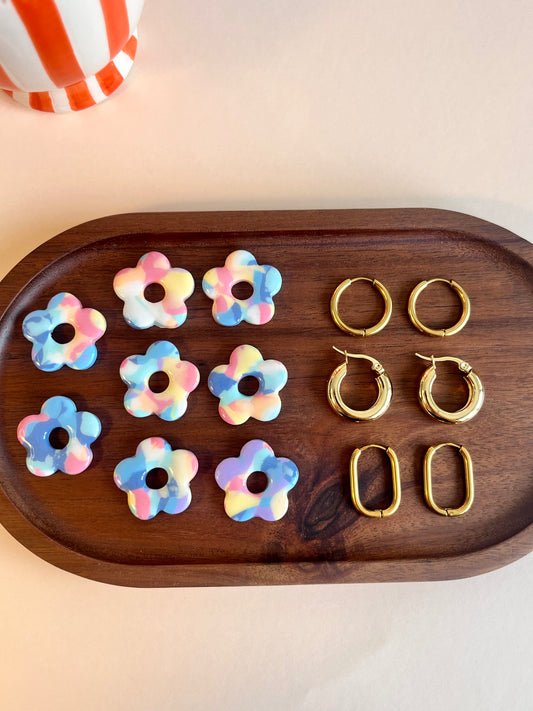 Mia earrings - mixed assorted colors