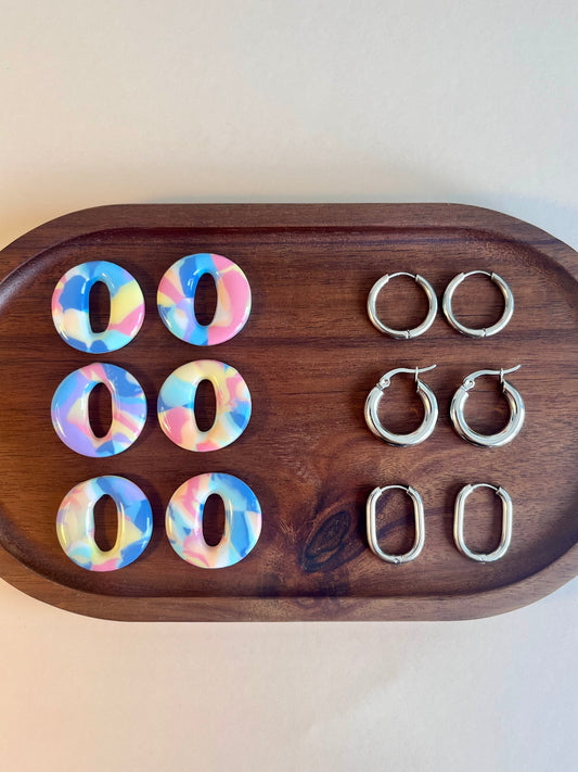 Maria Inês Earrings - Mixed Assorted Colors