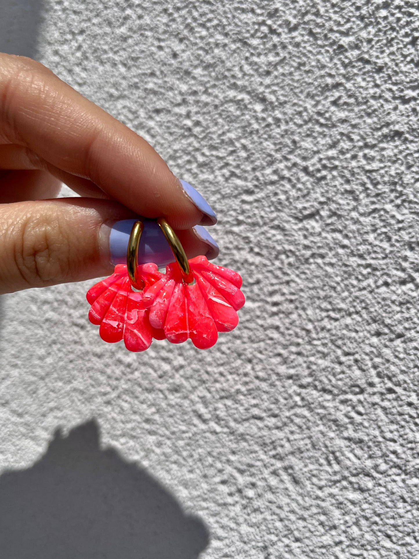 Brincos Oceana - Rosa/Laranja